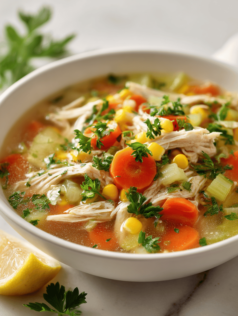 quick chicken soup recipe